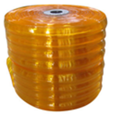 ANTI INSECT RIBBED ORANGE CURTAIN STRIP (CHILLER) 